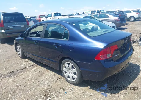 2008 Honda Civic Lx z USA, uszkodzony, nr VIN 1HGFA155X8L051146